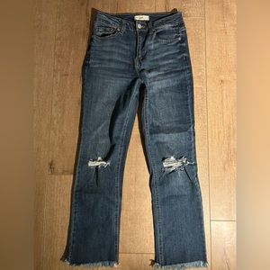 Harper Heritage Flare Jeans, Dark Wash, Size 25